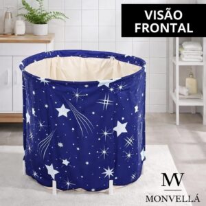 Banheira Dobrável Spa Banheira Ofurô Profissional De Gelo Premium Azul 254 Litros Gelo 250l Banheira Portátil - Imagem 6