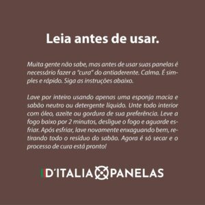 Conjunto de Panelas DITALIA PANELAS Disegno 10 peças | Marrom - Imagem 4