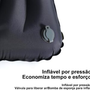 New Hawaii Colchonete Camping Colchão Inflável Solteiro, Praticidade e Conforto,Acampamento Acessorios - Imagem 4