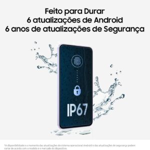 Celular Samsung Galaxy A36 5G 128GB, 6GB RAM, Câmera 50MP, IP67, Super AMOLED 6.7", Recursos AI, Branco - Imagem 3