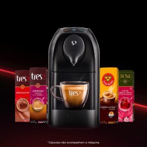 Cafeteira Espresso e Multibebida 3 Corações Passione | TRES, Preta, 220V - Imagem 5