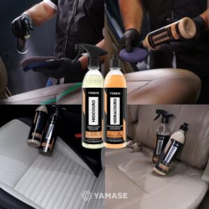 Kit Limpeza Interna Completa Hidratante Restaurador de Couro Hidracouro Limpa Couro Higicouro Limpador Bactericida Sintra Fast Revitalizador Plásticos Internos Intense 500ml Vonixx - Imagem 2