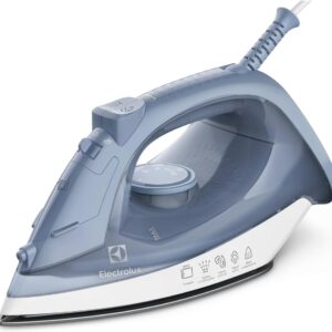 Ferro de passar seco e vapor Electrolux base antiaderente vapor vertical extra 1200W cabo 1,35m azul ESI10 127v - Imagem 9
