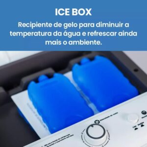 Climatizador de Ar Evaporativo ZLX-20 TS80W 20 Litros 220V 4 Funções Zellox - Imagem 5