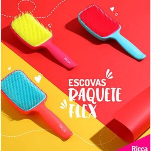 Escova Raquete Ricca Blue | Flex - Imagem 5