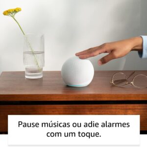 Echo Dot (Geração mais recente) | Smart speaker com Alexa, som vibrante e potente, Wi-Fi e Bluetooth | Cor Preta, com Acesso Antecipado à Alexa+ - Imagem 9