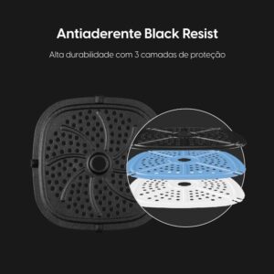 Fritadeira Elétrica Air Fryer Facilita Fry Elgin - 3.5 Litros, 220V - Imagem 6
