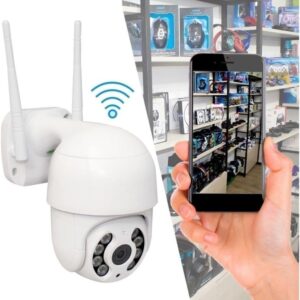 Câmera Segurança Monitoramento IP Speed Dome Full HD 1080p Wi-Fi IP67 Externa Visão Noturna Cor Yoosee Zoom Digital - Imagem 8