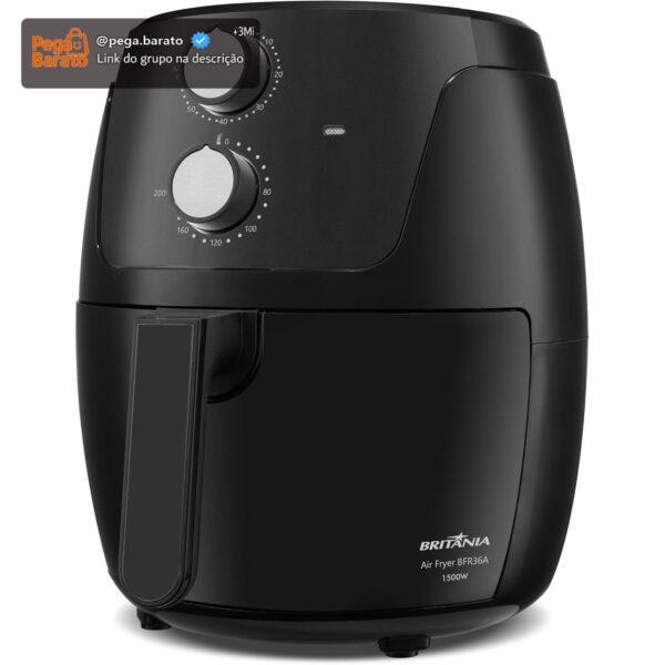 Air Fryer Britânia 4,2L Silverstone 1500W BFR36A 127V