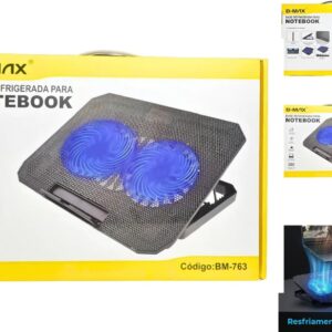 Generic, Base Suporte Notebook Refrigerada Ajustável Até 17 Polegadas Com Usb e Silencioso - Imagem 2