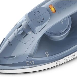 Ferro de passar seco e vapor Electrolux base antiaderente vapor vertical extra 1200W cabo 1,35m azul ESI10 127v - Imagem 11