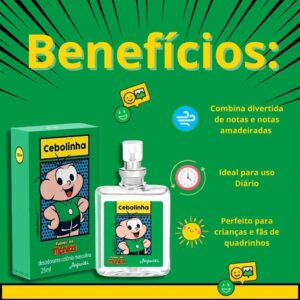 Colônia Desodorante Masculino Teen Jequiti Cebolinha, 25ml, em Spray | Turma da Mônica - Imagem 6
