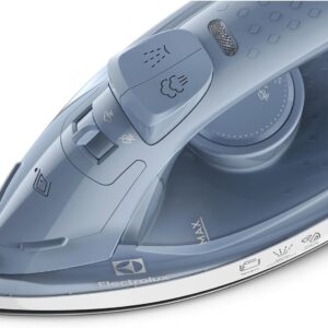 Ferro de passar seco e vapor Electrolux base antiaderente vapor vertical extra 1200W cabo 1,35m azul ESI10 127v - Imagem 10
