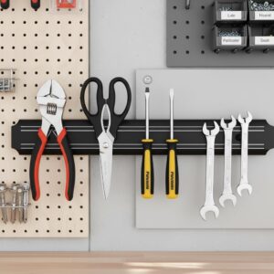 Barra Magnética para Facas e Ferramentas 50cm – Suporte de Parede com Ímã Forte Multiuso Cozinha Oficina - Imagem 4