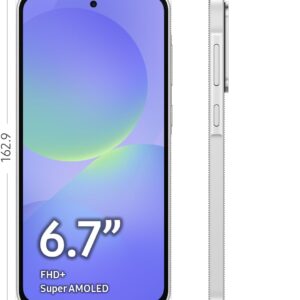 Celular Samsung Galaxy A36 5G 128GB, 6GB RAM, Câmera 50MP, IP67, Super AMOLED 6.7", Recursos AI, Branco - Imagem 8