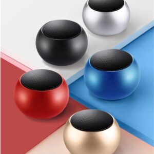 Caixa de Som Bolinha Bluetooth Super Potente Mini, sem fio, Tws Mini Speaker Amplificada (PRETO) - Imagem 3