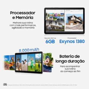 Galaxy Tab S10 Lite, 128GB, Tela 10.9" | WIFI, Cinza - Imagem 8
