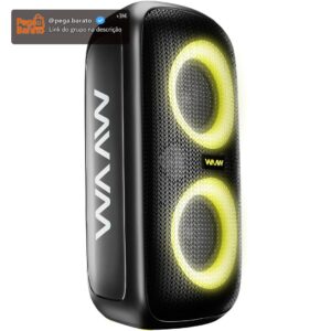 Caixa de Som WAAW by ALOK INFINITE 100 Bluetooth, 100W RMS | Tipo Torre, Até 14h de Autonomia, 4 Alto-Falantes, TWS - Imagem 1
