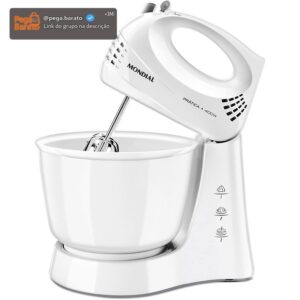 MONDIAL Batedeira Prática, Branco, 400W, 220V - B-44-W - Imagem 1