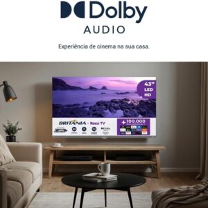 Smart TV 43" Britânia B43KRA Full HD Roku TV - Imagem 8