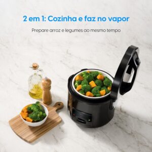 Panela Elétrica de Arroz Rizzo Elgin 5 Xícaras, 400W, 110v - Imagem 8
