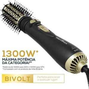 Escova Rotativa Britânia BER20PD 3 Temperaturas 1300W Bivolt - Imagem 2