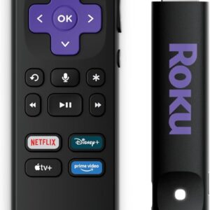 Dispositivo de Streaming para TV HD/FHD Roku Streaming Stick HD 2025 | com Controle Remoto por Comando de Voz, Compatível com Alexa, Siri e Google - Imagem 2