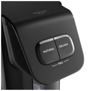 Electrolux Purificador de Água Gelada Fria e Natural Elétrico Compacto Eletronico placa Electrolux Filtro refil 6 meses ou 3000l Bivolt preto PE15P - Imagem 4