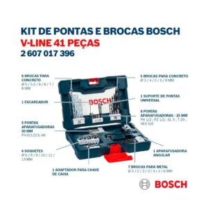 Bosch Kit de pontas e brocas V-Line 41 peças - Imagem 4