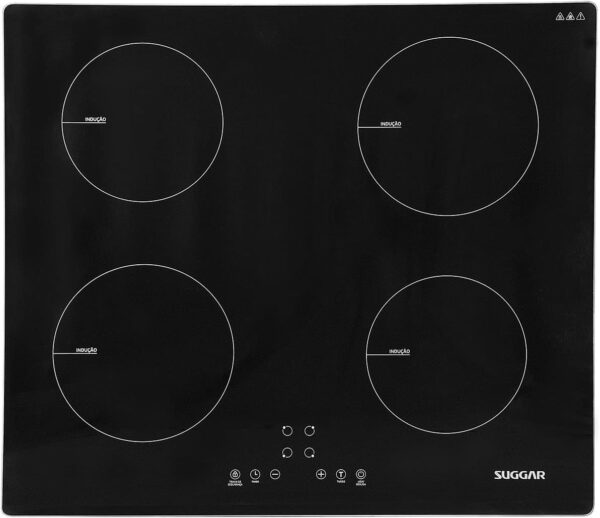 Cooktop de Indução SUGGAR 4 Zonas | Preto, 220V, FG0422VC