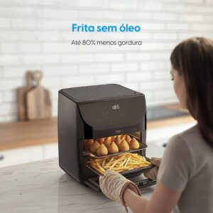 Fritadeira Air Fryer Family Oven Fry Elgin 12L 220V 1.900W 10 funções e Painel Digital - Imagem 7
