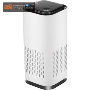 Purificador de ar A1 Mini HEPA alimentado por USB-C Ultraportátil (13,2 cm de altura, 190 g), ultra silencioso. Perfeito para viagens, no carro e desktop (branco) - Imagem 1
