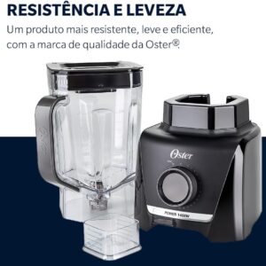 Liquidificador Oster 3,2L, 220V | 1400, Full, Preto - Imagem 9