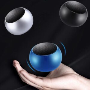 Caixa de Som Bolinha Bluetooth Super Potente Mini, sem fio, Tws Mini Speaker Amplificada (PRETO) - Imagem 6