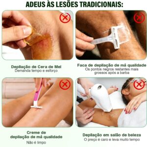 2 em 1 Aparador de biquíni para mulheres - barbeador elétrico indolor, IPX7 à prova d'água, Carregável, aplicável a biquíni, pernas, braços e axilas - Imagem 5