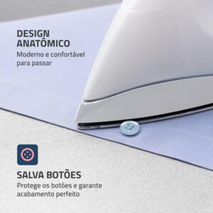 MONDIAL Ferro de Passar a Seco, Branco, 1000W, 220V - FSN-55-W - Imagem 5