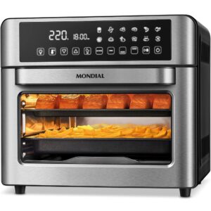 MONDIAL Fritadeira Air Fryer Forno Oven Digital 25L, Preto/Inox, 2000W, 110V - AFO-25L-BI - Imagem 3