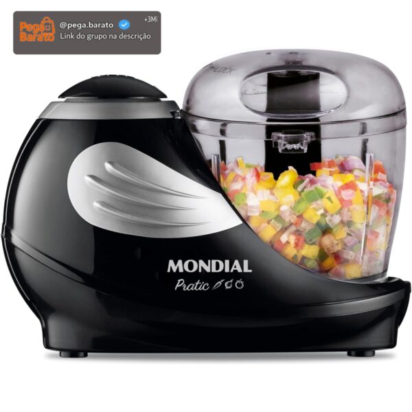 MONDIAL, Mini Processador Preto, 150W, 220V - MP-05-B