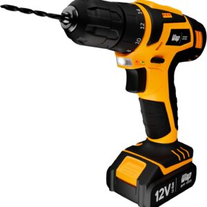 Parafusadeira e Furadeira WAP à Bateria 12V BPF-12K3 | Kit de 13 Acessórios e Maleta, Empunhadura Emborrachada, Bivolt - Imagem 3