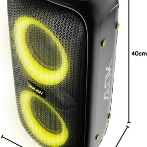 Caixa de Som WAAW by ALOK INFINITE 100 Bluetooth, 100W RMS | Tipo Torre, Até 14h de Autonomia, 4 Alto-Falantes, TWS - Imagem 23