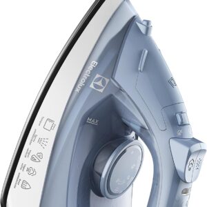Ferro de passar seco e vapor Electrolux base antiaderente vapor vertical extra 1200W cabo 1,35m azul ESI10 127v - Imagem 4