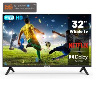 Smart TV LED 32 Polegadas HD Ready | Android Whale 10.0, Wi-Fi e Bluetooth, Dolby Atmos, Netflix e YouTube, 3x HDMI - Imagem 1