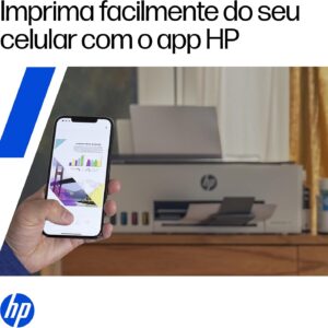Impressora HP Smart Tank 210 com Tanque de Tinta Colorida - Com Wi-Fi - USB 2.0 de alta velocidade. Funções da impressora: Imprimir. Cor: Branco (3D4L5A) - Imagem 6