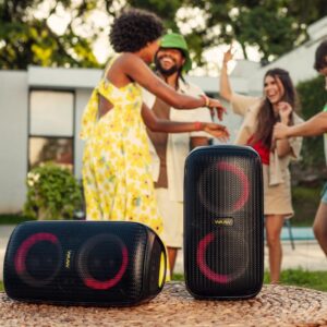 Caixa de Som WAAW by ALOK INFINITE 100 Bluetooth, 100W RMS | Tipo Torre, Até 14h de Autonomia, 4 Alto-Falantes, TWS - Imagem 13