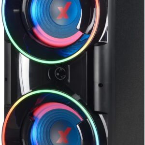 Amvox Torre de Som Amplificada ATX 1600M Pancadão, 1600W RMS, Bluetooth, Equalizador, Bivolt, Display e Iluminação em LED - Imagem 3
