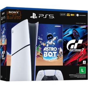 PlayStation®5 Slim Digital 825GB | Pacote ASTRO BOT e Gran Turismo 7 - Imagem 1
