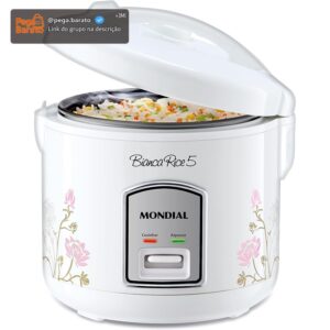 MONDIAL Panela De Arroz Bianca Rice 5, Branco, 400W, 220V - NPE-05-5X - Imagem 1
