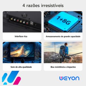 Smart Tv Weyon 40'' Full Hd | 40wdsnbx, Wi-fi, Android 14 - Imagem 6