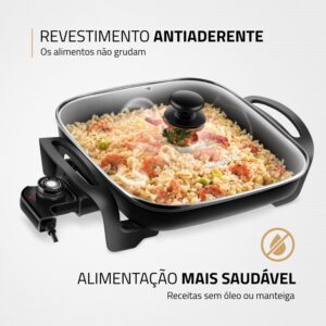 MONDIAL Panela Elétrica Multicook Premium, Preto, 1200W, 220V - PE-49 - Imagem 4