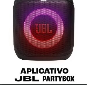 Caixa de Som JBL PartyBox Encore Essential 2, Bluetooth | Show de Luzes, Portátil, Resistente a Respingos, Bateria de até 15h, Som JBL Pro Sound, AI Sound Boost, 100 W RMS - Imagem 4